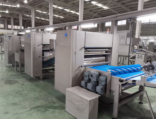কেনা পরিবর্তনযোগ্য আকার 300kg/H স্বয়ংক্রিয় আরবি পিটা রুটি উত্পাদন লাইন অনলাইনে উৎপাদন